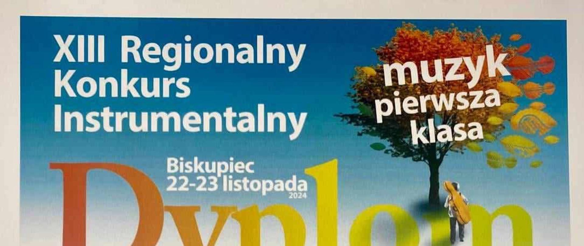 Na górze dyplomu znajduje się nazwa oraz data konkursu. Na środku widnieje przyznana nagroda wyróżnienia oraz imię i nazwisko ucznia. Na dole dyplomu znajdują się podpisy członków jury oraz logotypy organizatorów konkursu. 