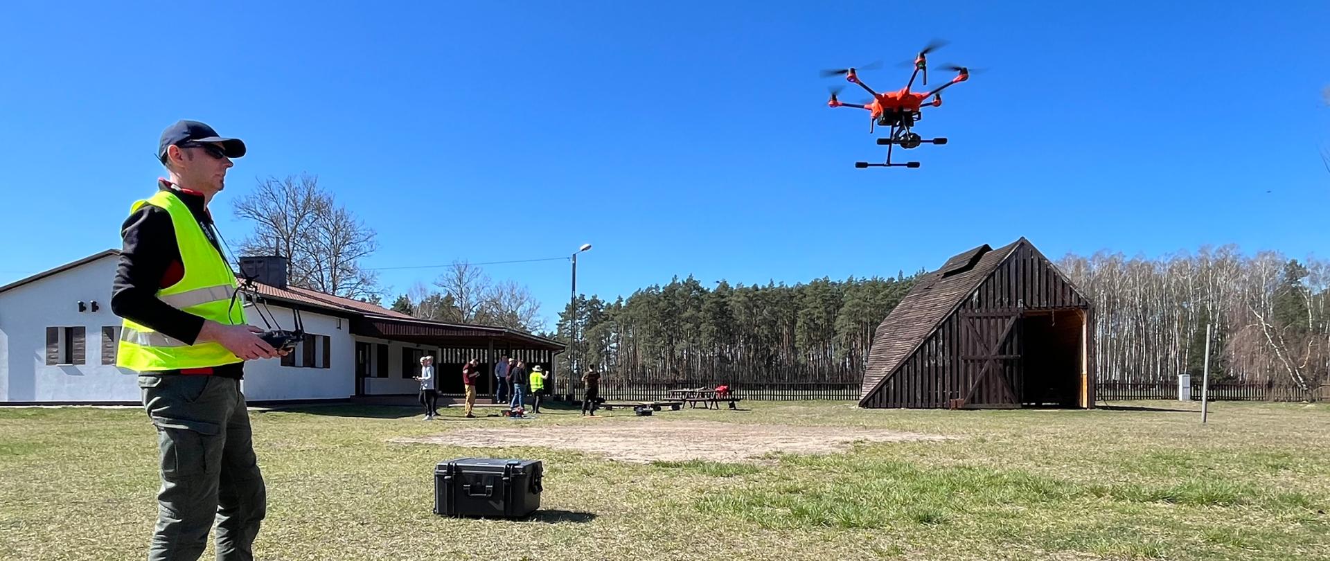 Krzysztof Sobotka - koordynator BSP - podczas szkolenia