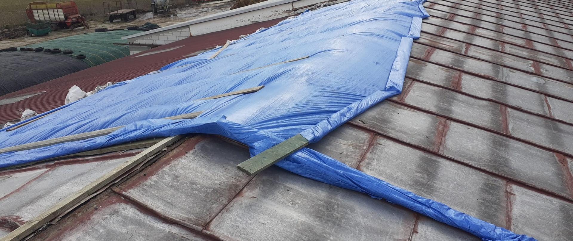 Silny wiatr w powiecie ciechanowskim