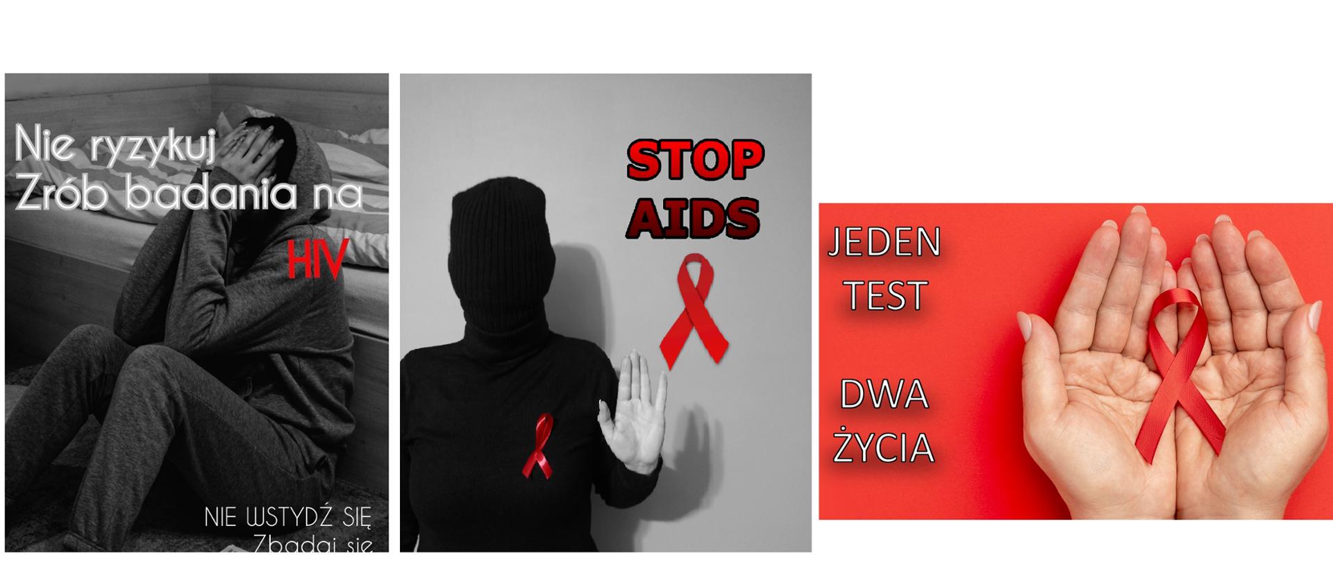 Podsumowanie etapu powiatowego Wojewódzkiego konkursu na fotografię pt. „Nie daj szansy AIDS”. Konkurs kierowany był do uczniów szkół ponadpodstawowych. 