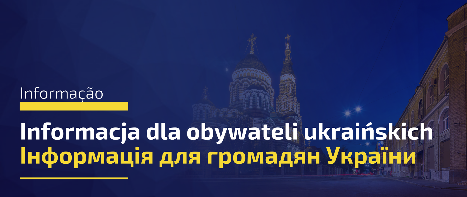 Informacja dla obywateli ukraińskich