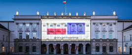 Iluminacja w 20. rocznicę przystąpienia Polski do Unii Europejskiej