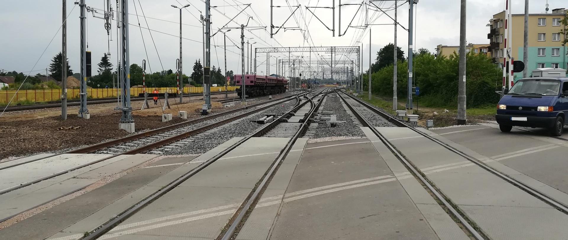 Terespol przejazd drogowo - kolejowy