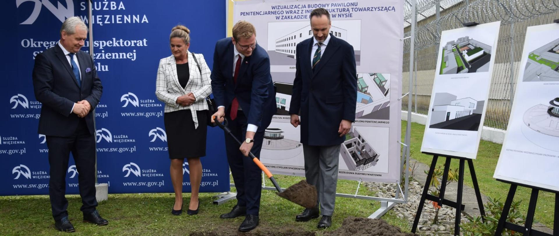 Wiceminister Michał Woś z wizytą w Nysie