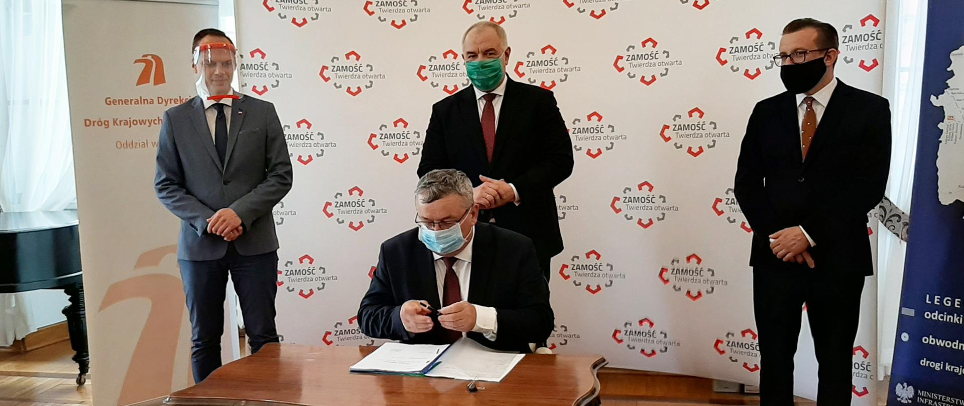 Podpisanie programu inwestycji dla budowy obwodnicy Zamościa