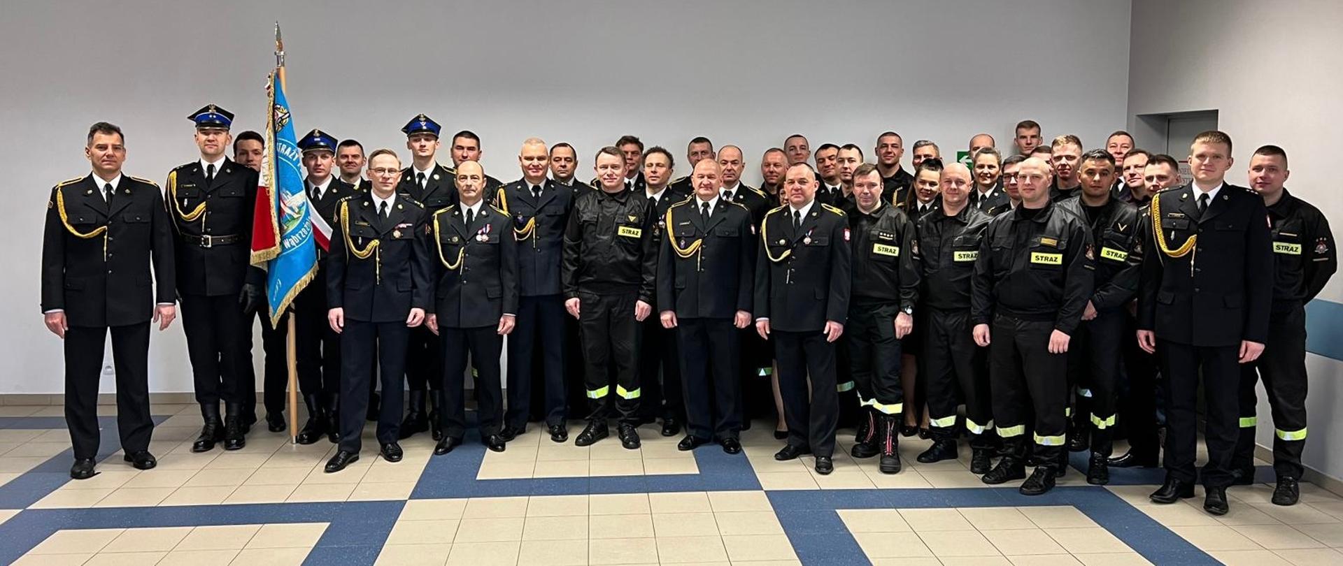 Uroczyste pożegnanie ze służbą st.ogn. Grzegorza Socha.