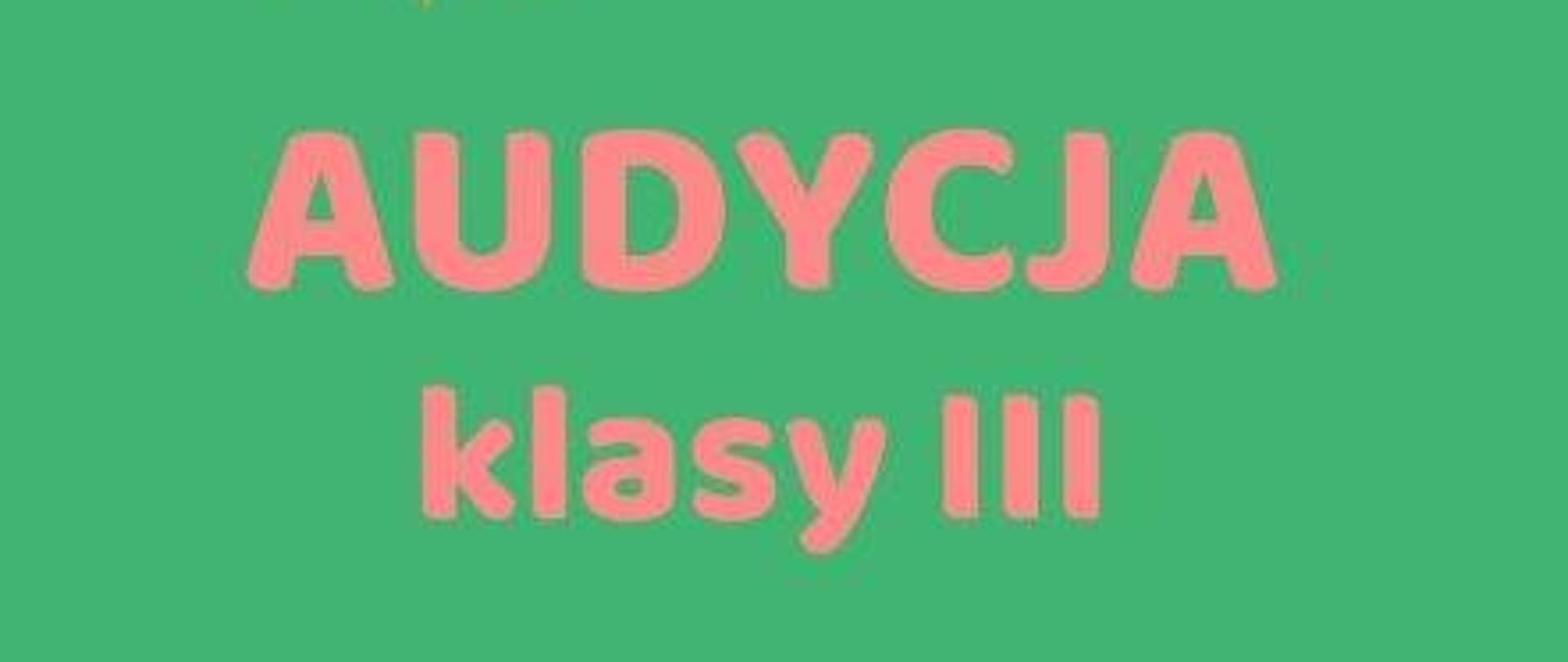 w lewym górnym rogu kolorowe nuty, w dolnej części grafika ujęta w prostokątnej ramie przedstawiająca fragment pudła rezonansowego skrzypiec i gitary oraz klawiatury fortepianu, całość na zielonym tle 