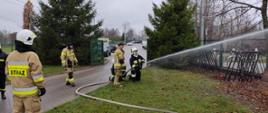 Szkolenie podstawowe strażaków OSP z terenu powiatu sokólskiego
