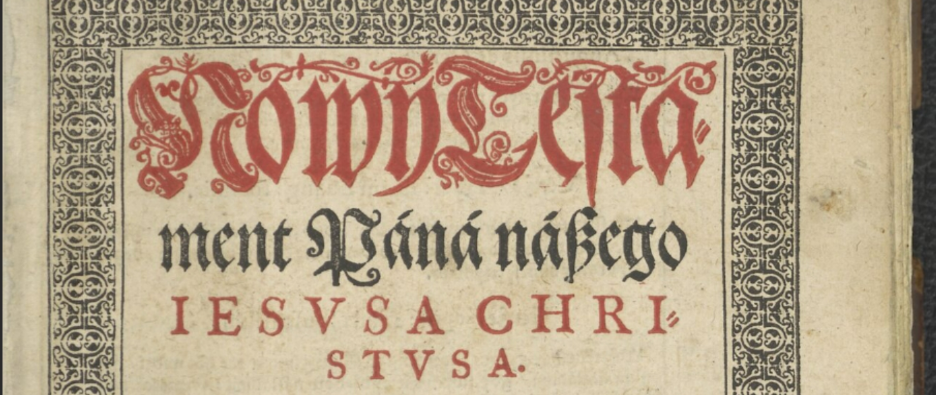 Starodruk, Nowy Testament Pana Naszego Jezusa Chrystusa z łacińskiego na Polski przełożony (współautor, Piotrkowczyk, Andrzej, ok. 1550 - 1620) 
