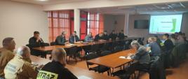 Odprawa służbowa z Komendantami Miejsko-Gminnymi/ Gminnymi ZOSP RP oraz naczelnikami jednostek OSP z KSRG