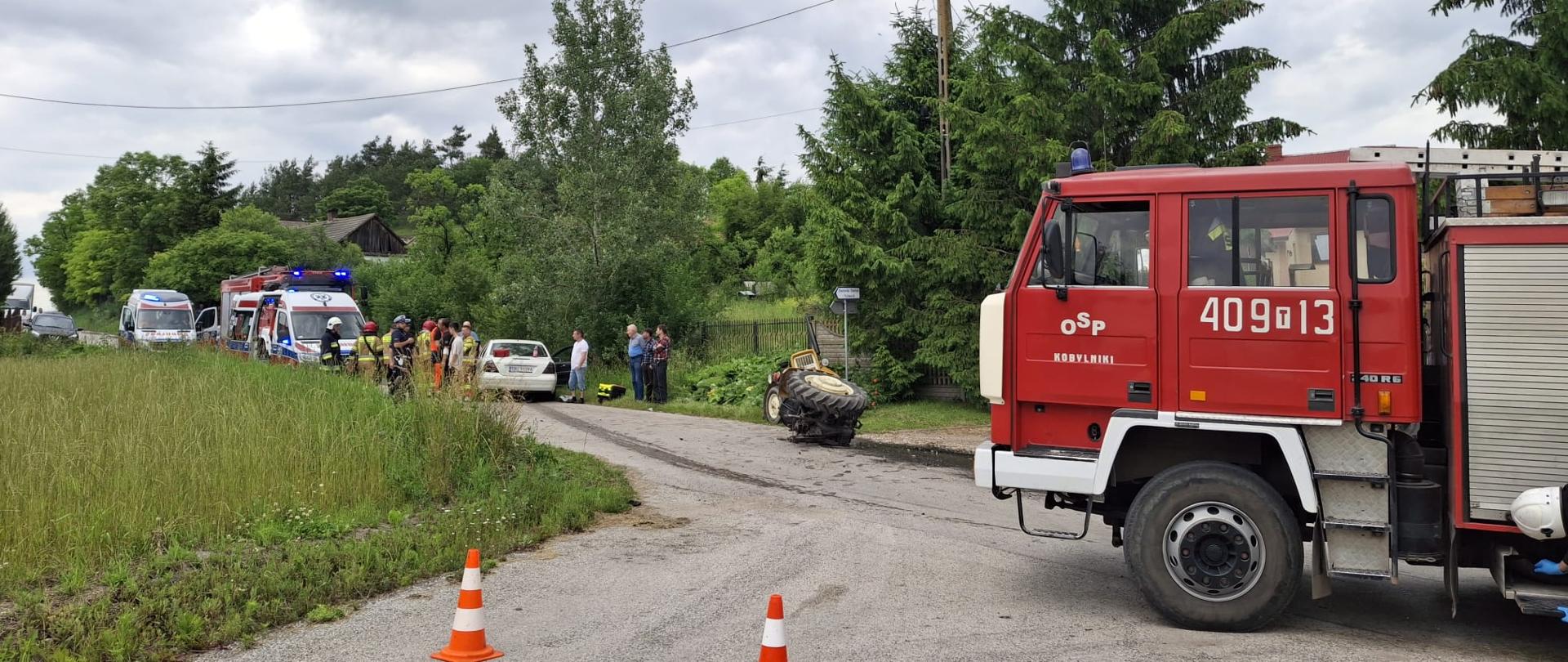 Wypadek w Skotnikach Dolnych