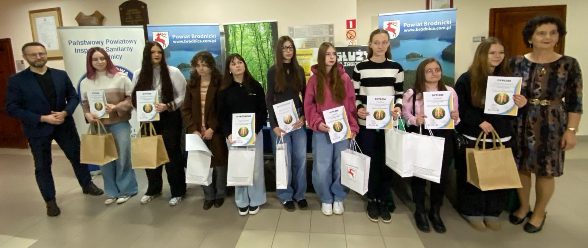 Konkurs na model płuc - wręczenie nagród laureatom