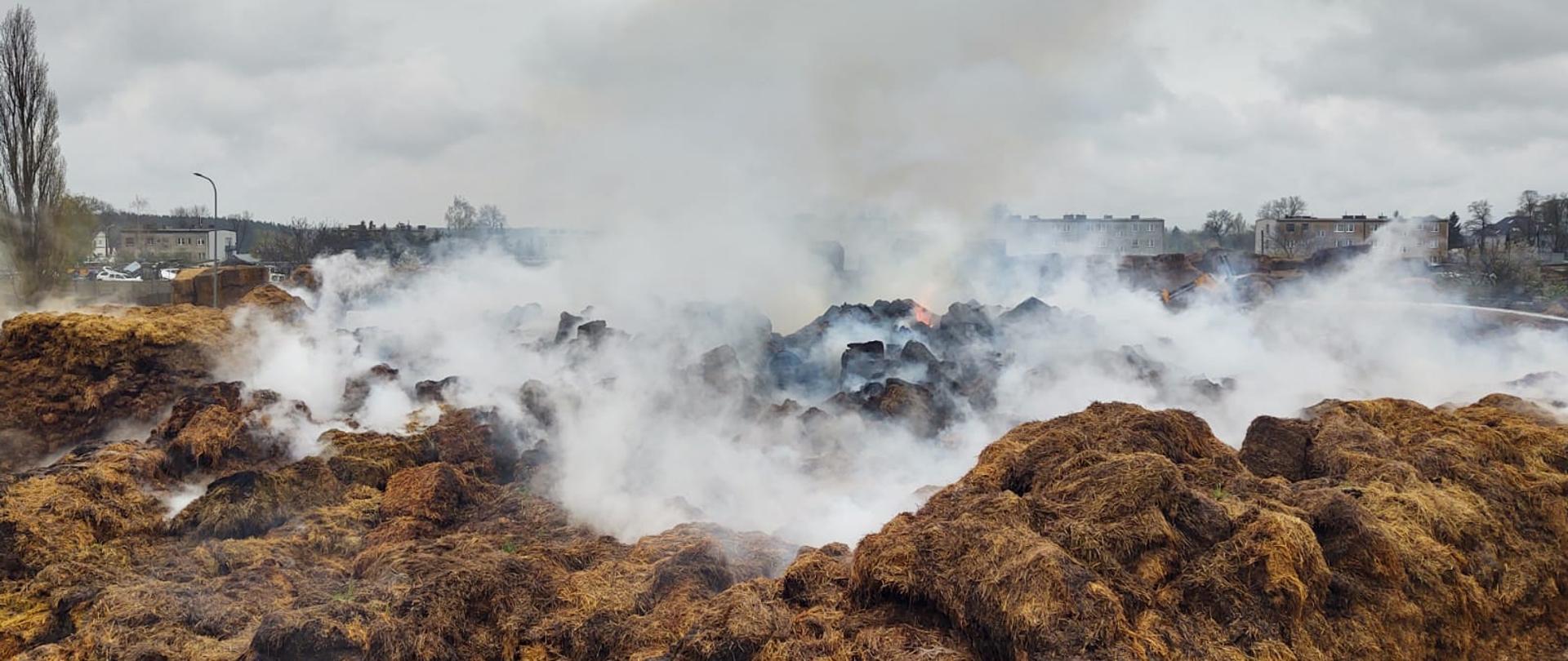 Pożar słomy