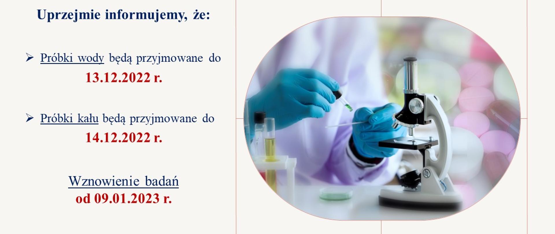 informacja o pracy laboratorium