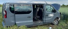 Wypadek drogowy z udziałem samochodu osobowego w Sobiesękach
