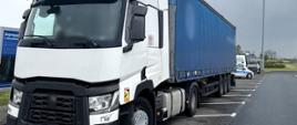 Inspektorzy z Wojewódzkiego Inspektoratu Transportu Drogowego w Poznaniu zatrzymali do kontroli zespół pojazdów zagranicznego przewoźnika
