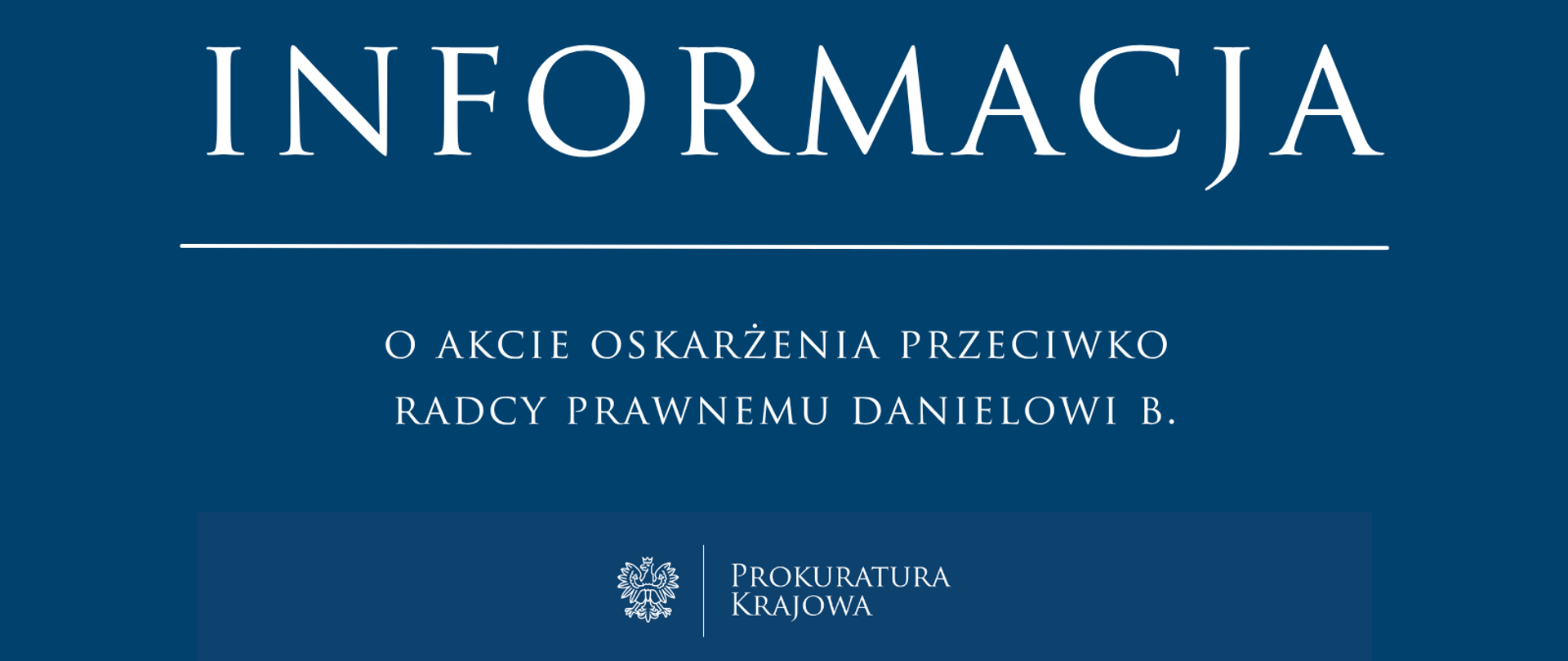 Akt oskarżenia przeciwko Danielowi B