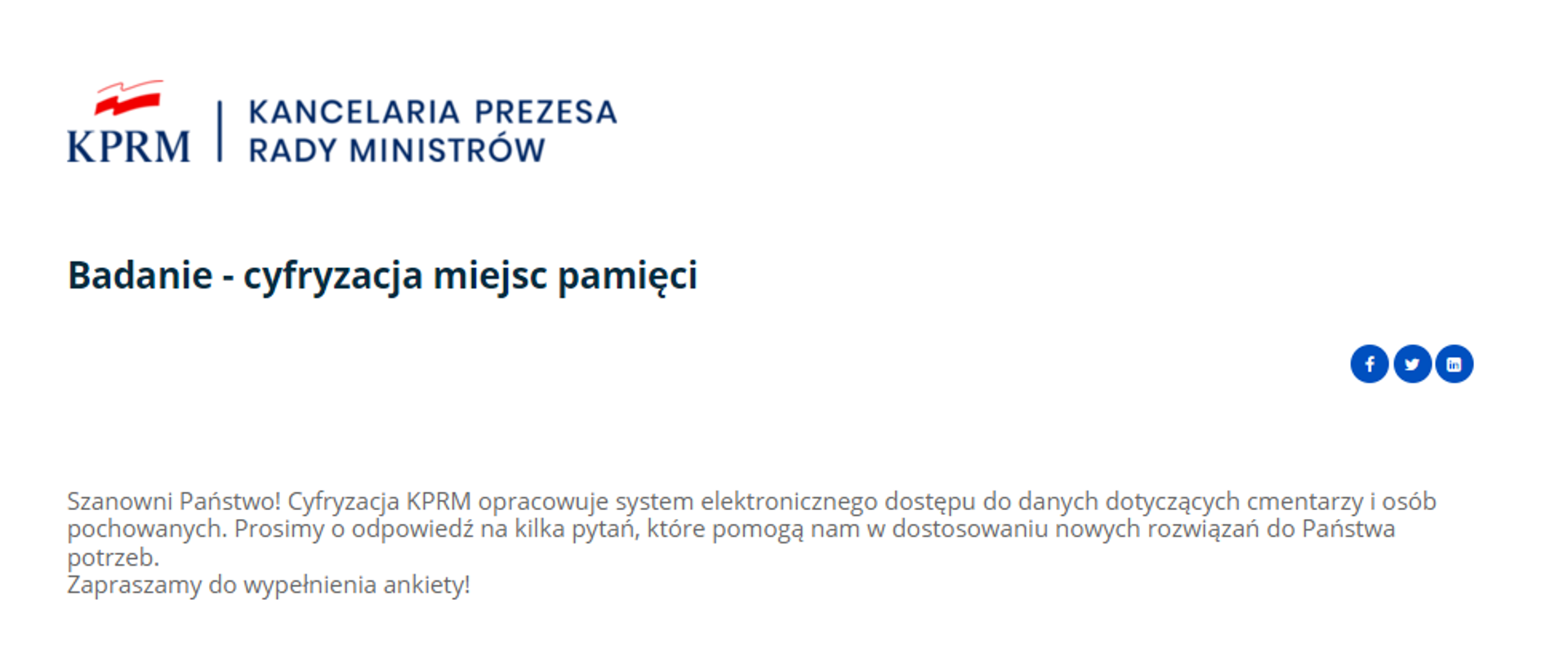 Cyfryzacja miejsc pamięci.