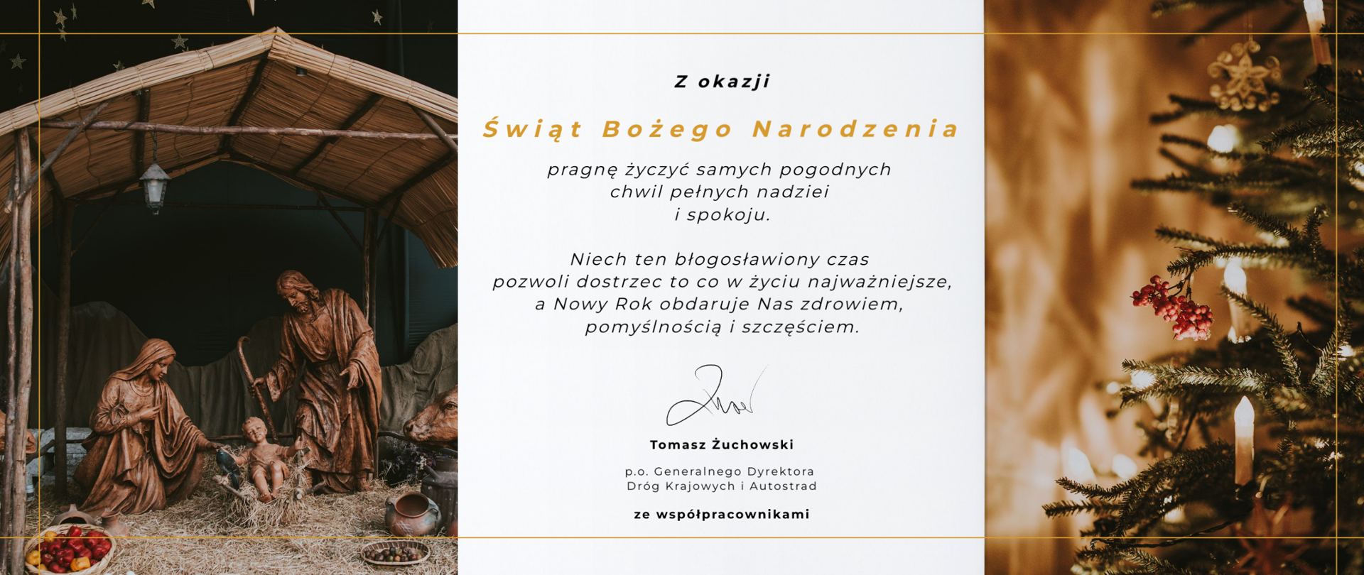 Życzenia Bożonarodzeniowe GDDKiA