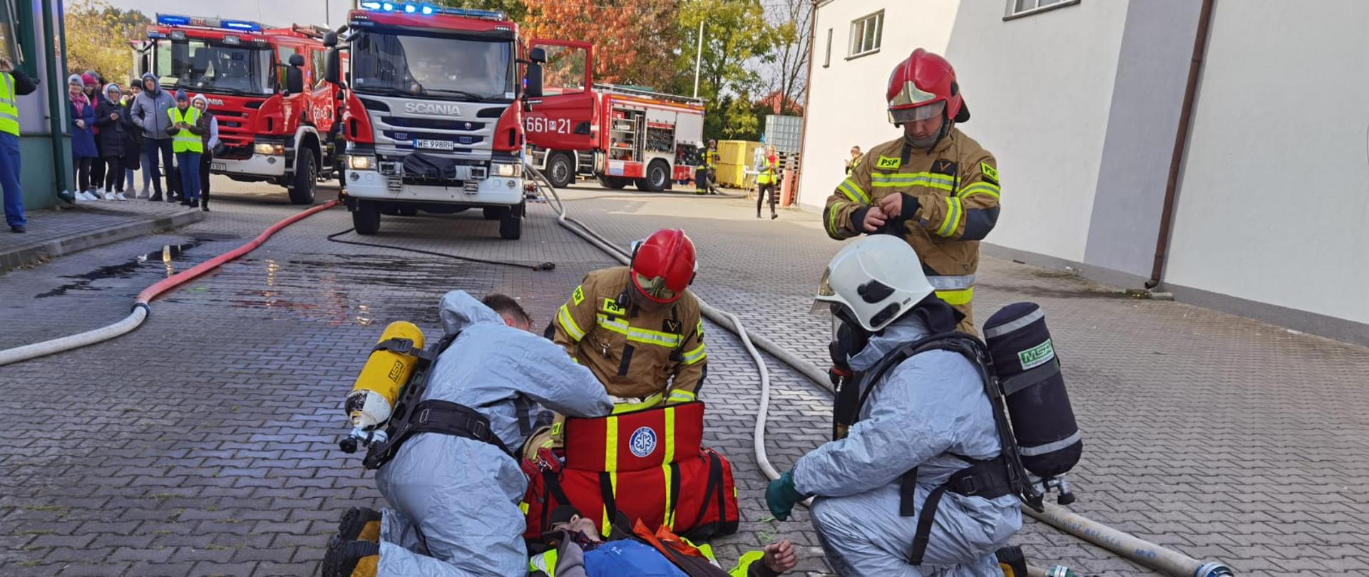 Ćwiczenia w zakładzie dużego ryzyka wystąpienia poważnej awarii przemysłowej „Fertico” w Błoniu
