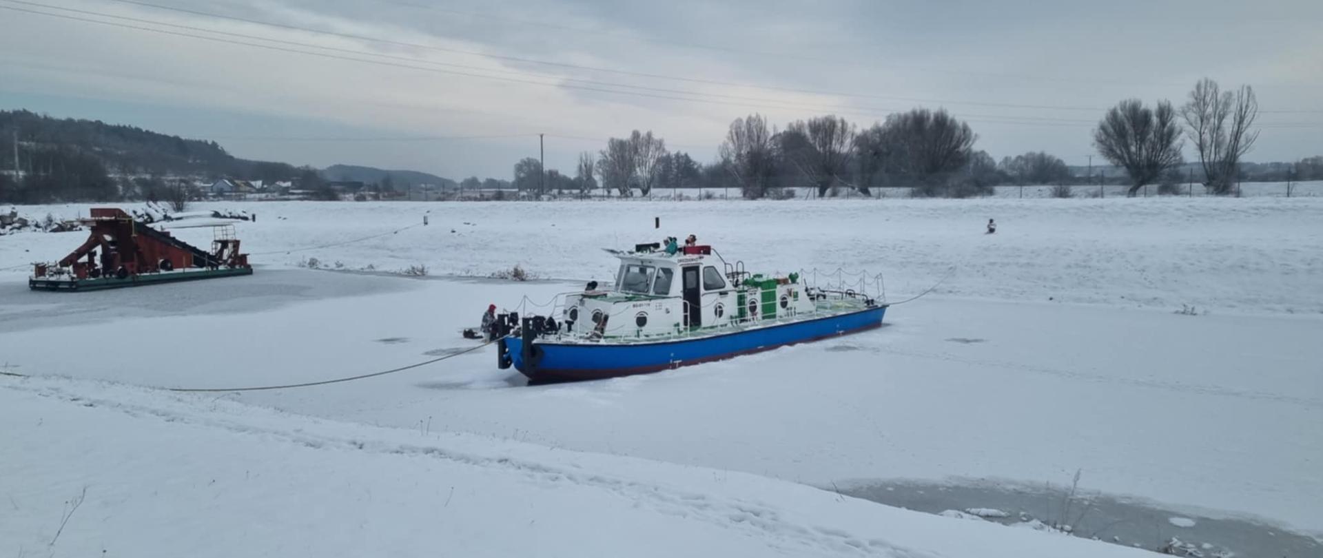 Noteć - zima w okolicach Drezdenka 