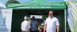 Zastępca Wojewódzkiego Jerzy Maj na stoisku informacyjny WIORiN w Lublinie