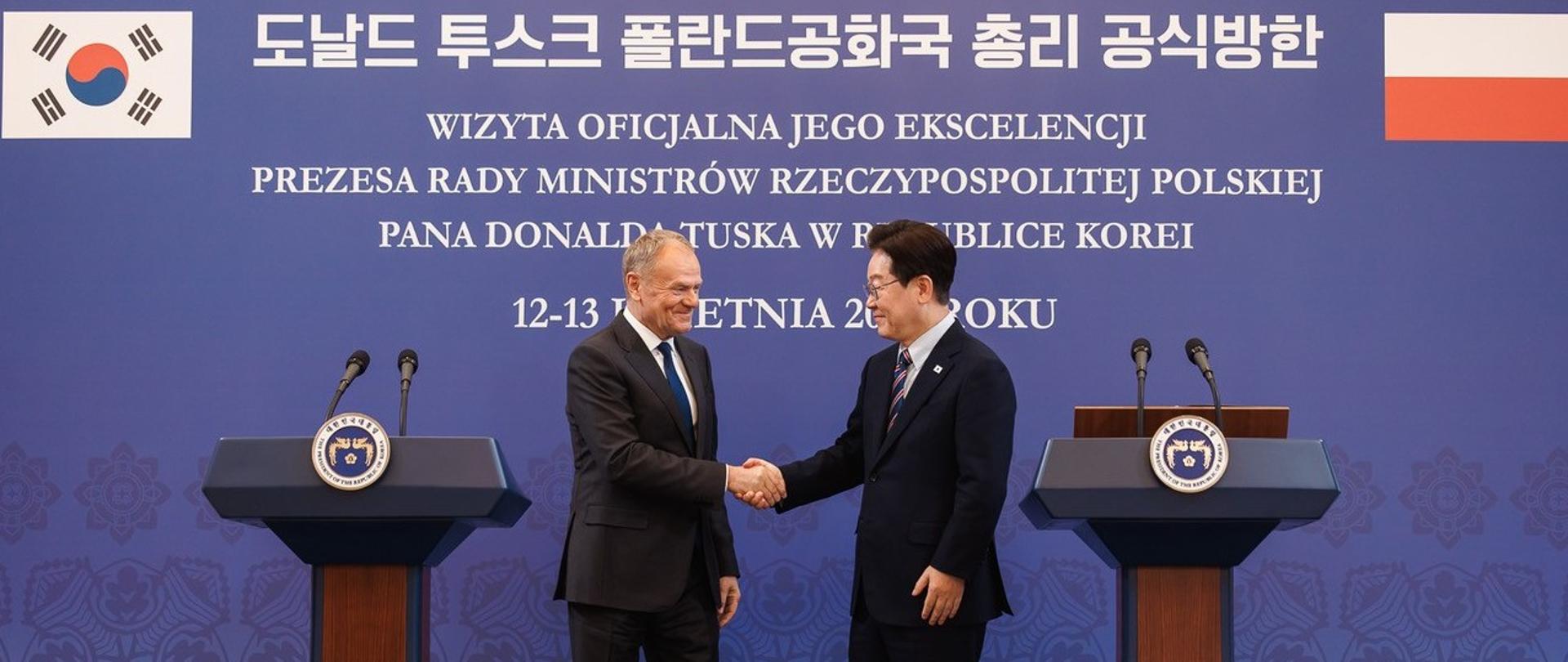 Wizyta Oficjalna Prezesa Rady Ministrów Donalda Tuska w Republice Korei
