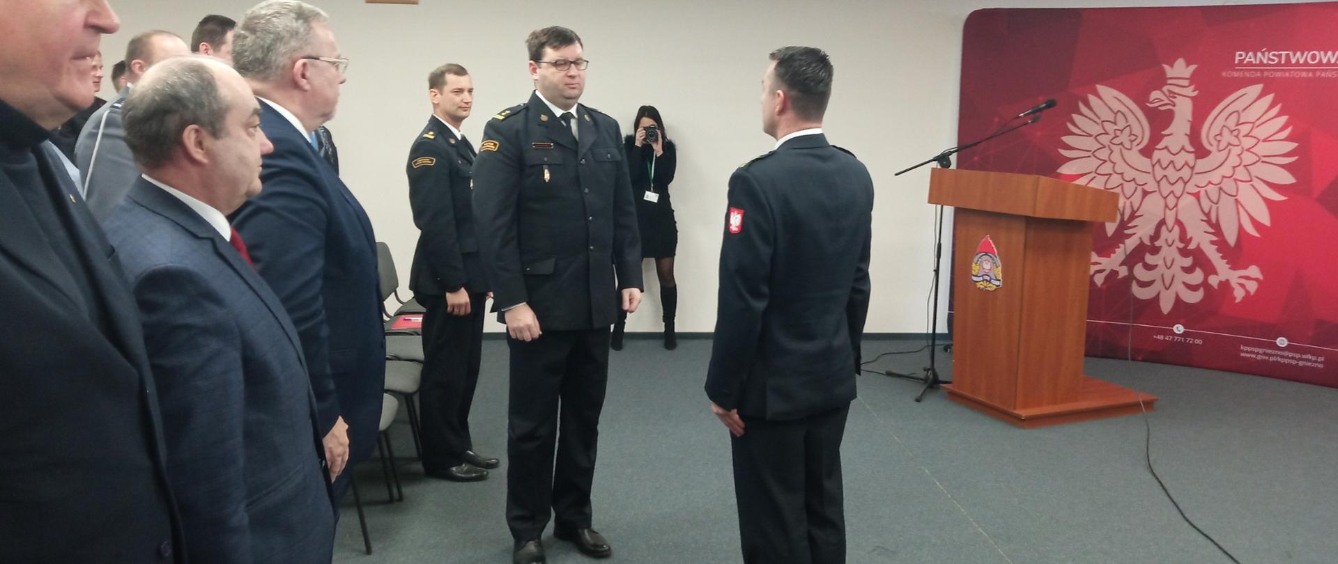 NARADA ROCZNA W KOMENDZIE POWIATOWEJ PSP W GNIEŹNIE