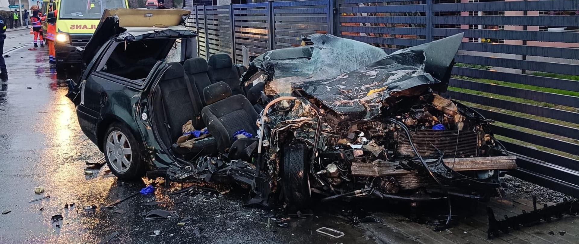 Tragiczny wypadek na DK8 w Wilkowie Wielkim