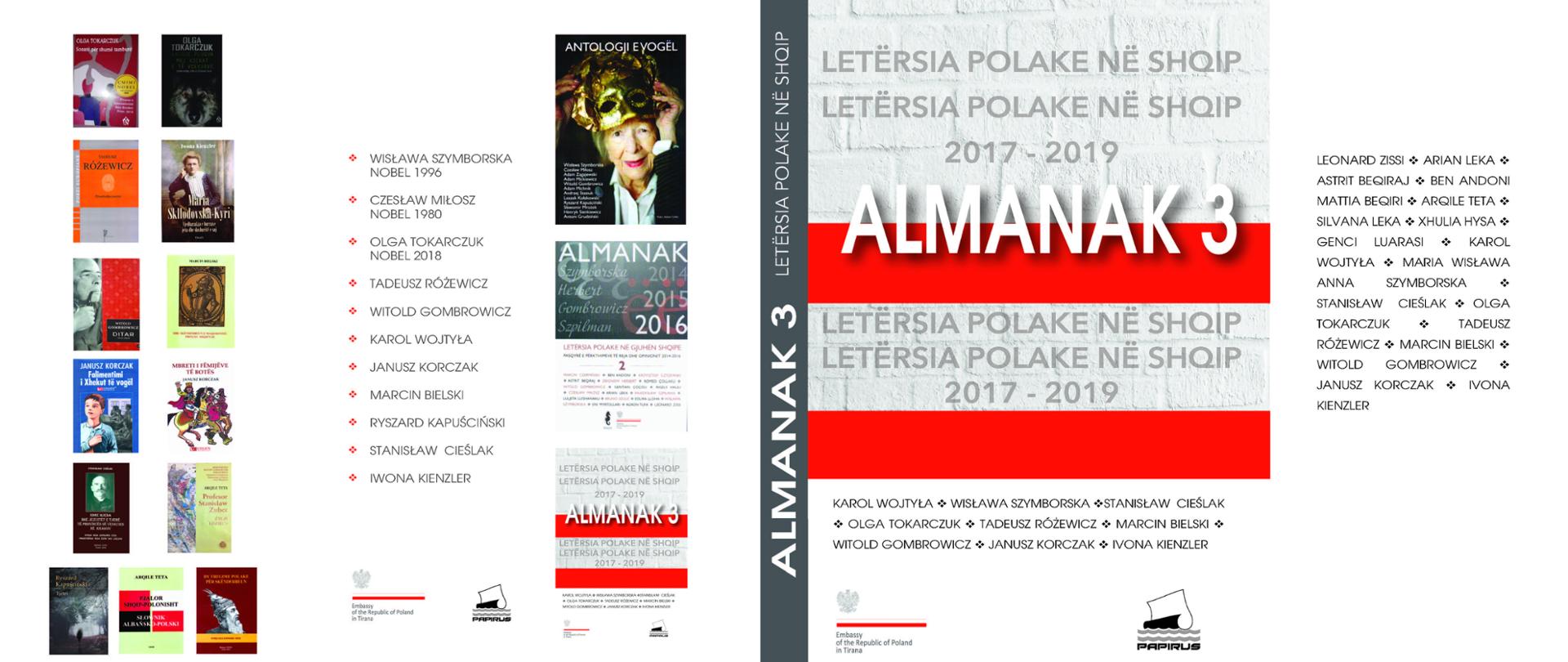 Najnowsza publikacja Ambasady RP w Tiranie obejmuje utwory literatury polskiej w języku albańskim z trzech ostatnich lat 2017-2019.