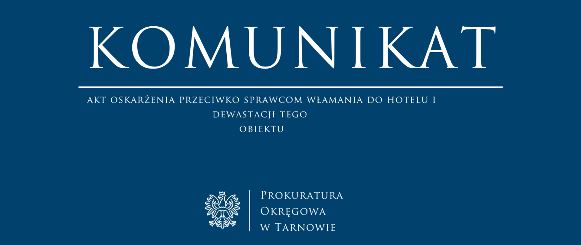 Dewastacja hotelu 