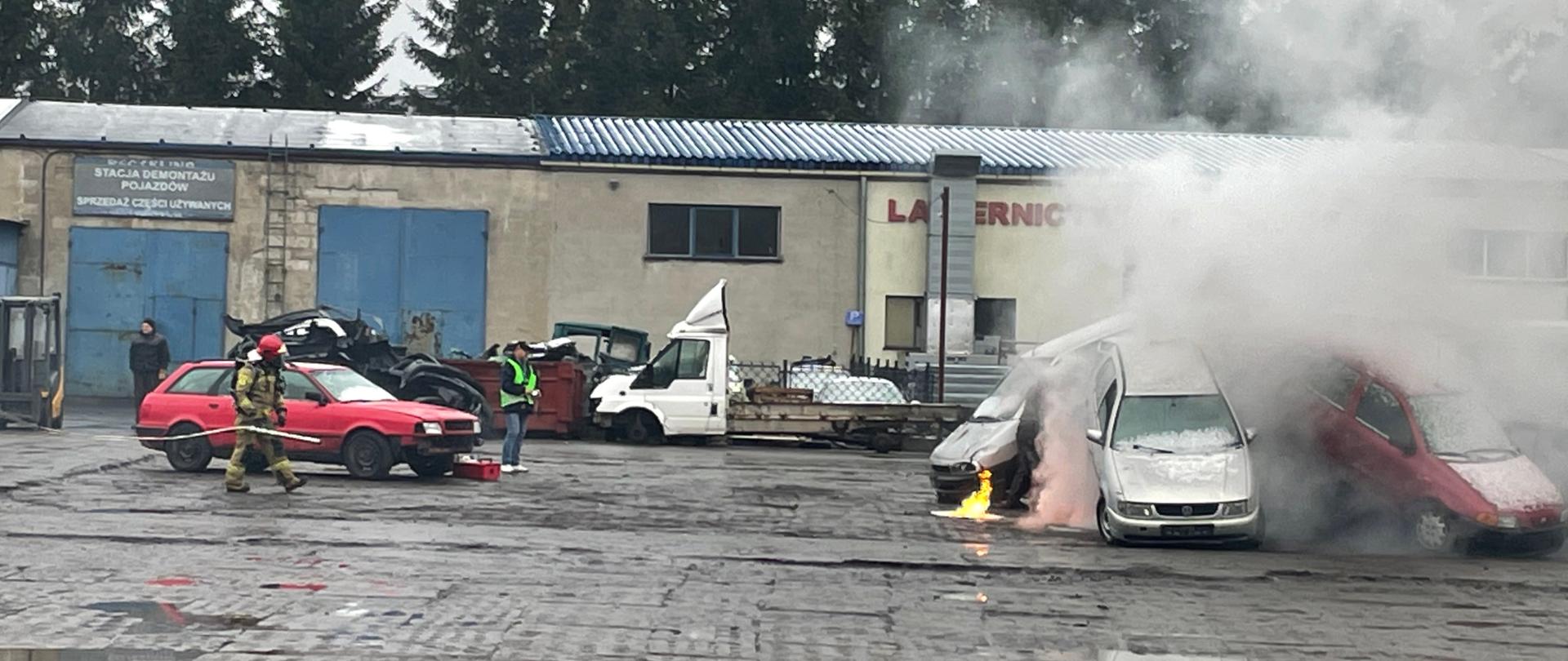 Ćwiczenia Komendanta Powiatowego PSP w Działdowie