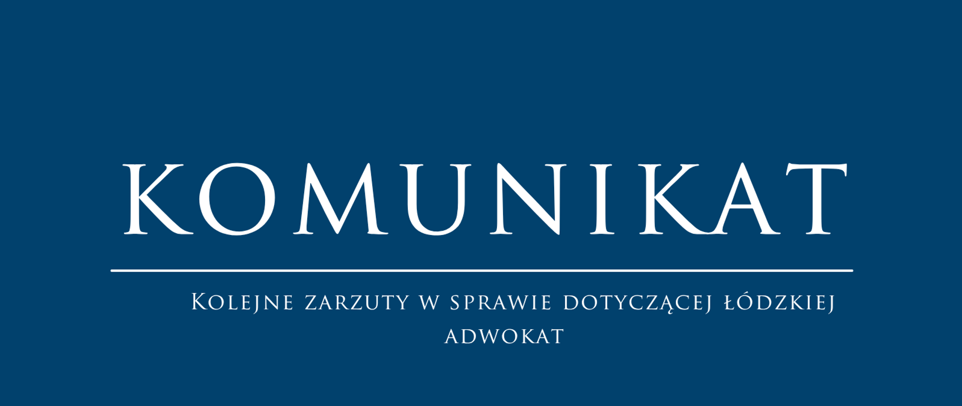 Kolejne zarzuty w sprawie dotyczącej łódzkiej adwokat 