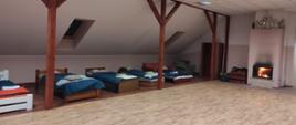 Sala narad OSP Siemysłów przekształcona na sale wypoczynkową.