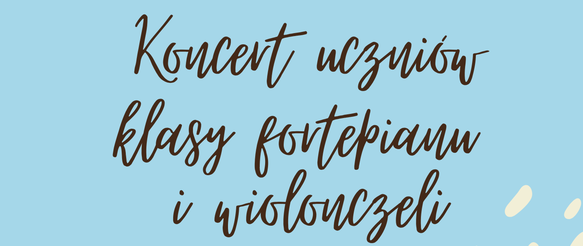 koncert wiolonczela fortepian