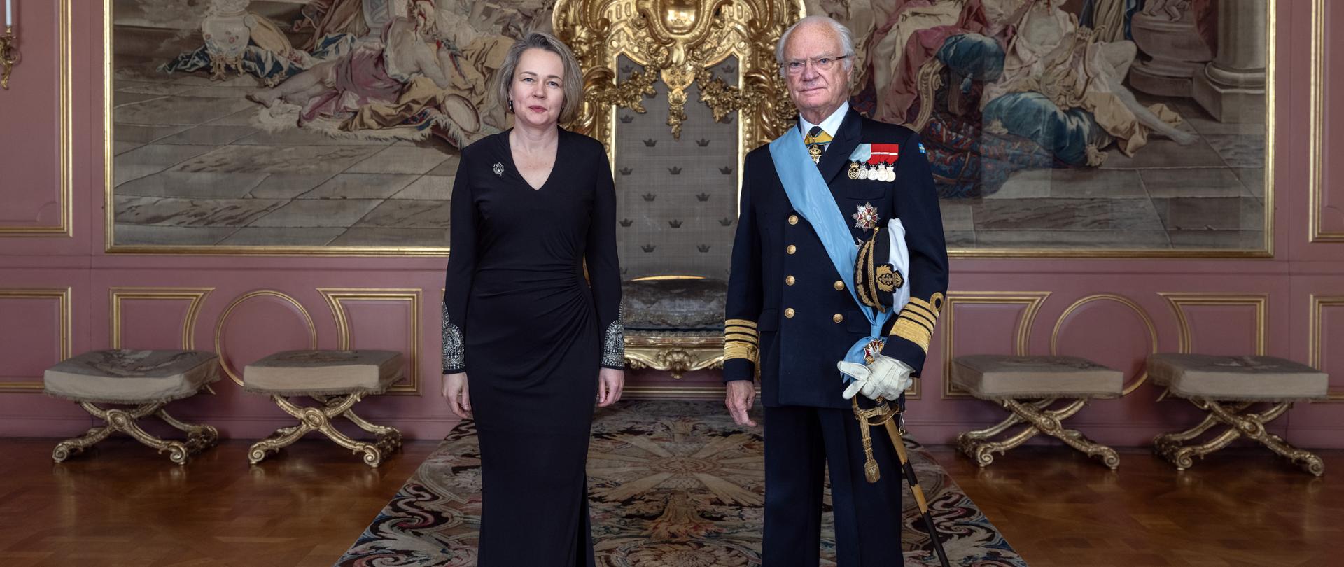 Kungliga slottet, Stockholm. Högtidliga audienser torsdagen 12 juni 2025.