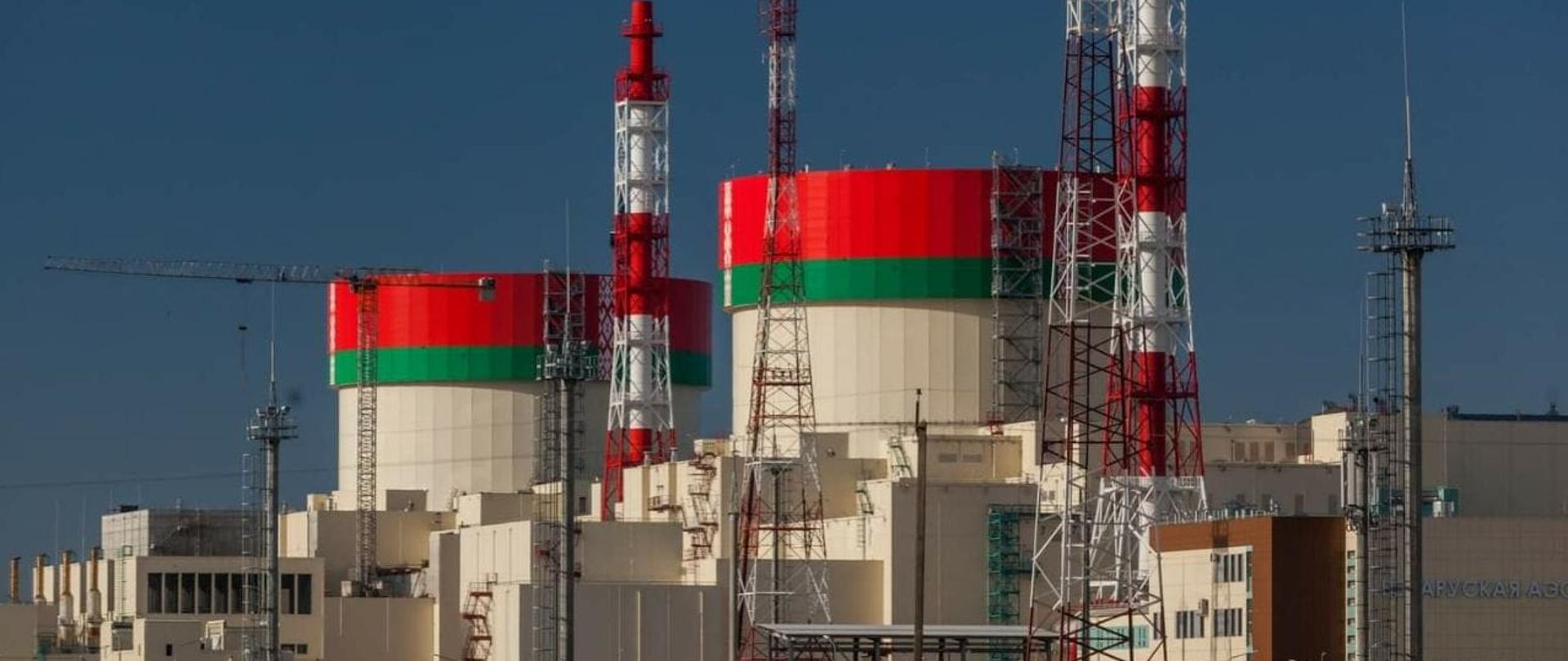 Elektrownia jądrowa w Ostrowcu na Białorusi / Źródło: Facebook / Министерство энергетики Республики Беларусь