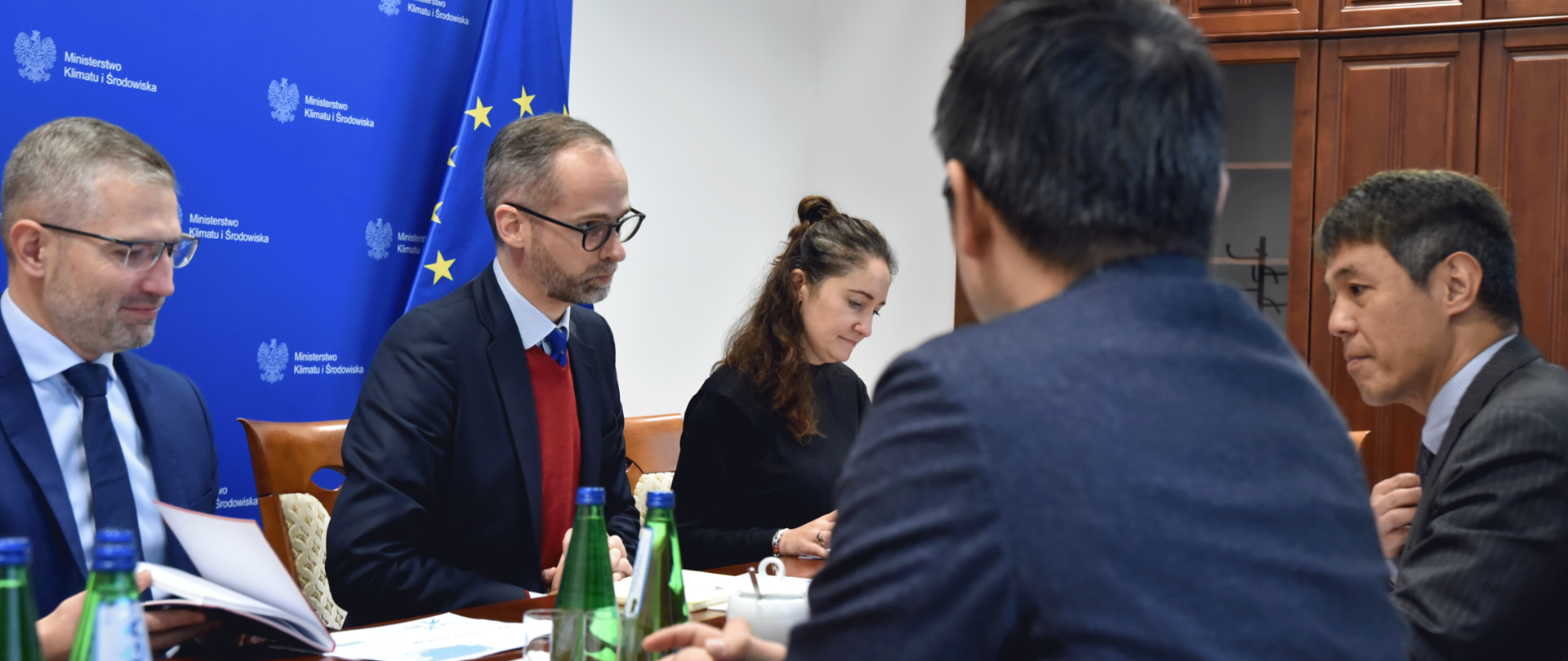 Wiceminister Adam Guibourgé-Czetwertyński na spotkaniu z przedstawicielami Japan Bank for International Cooperation