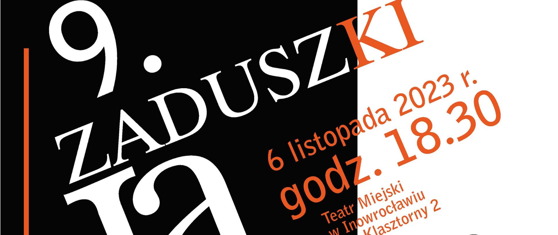 Zaduszki Jazzowe 2023 plakat