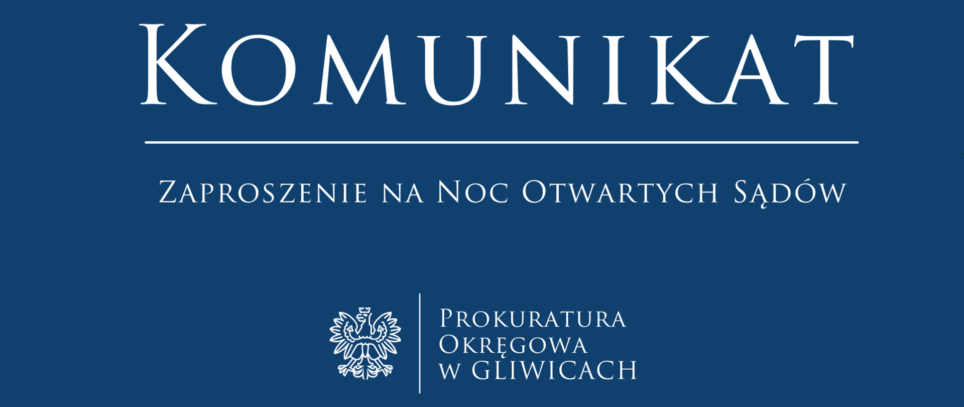 Zaproszenie na Noc Otwartych Sądów – piątek 23 maja 2025 roku