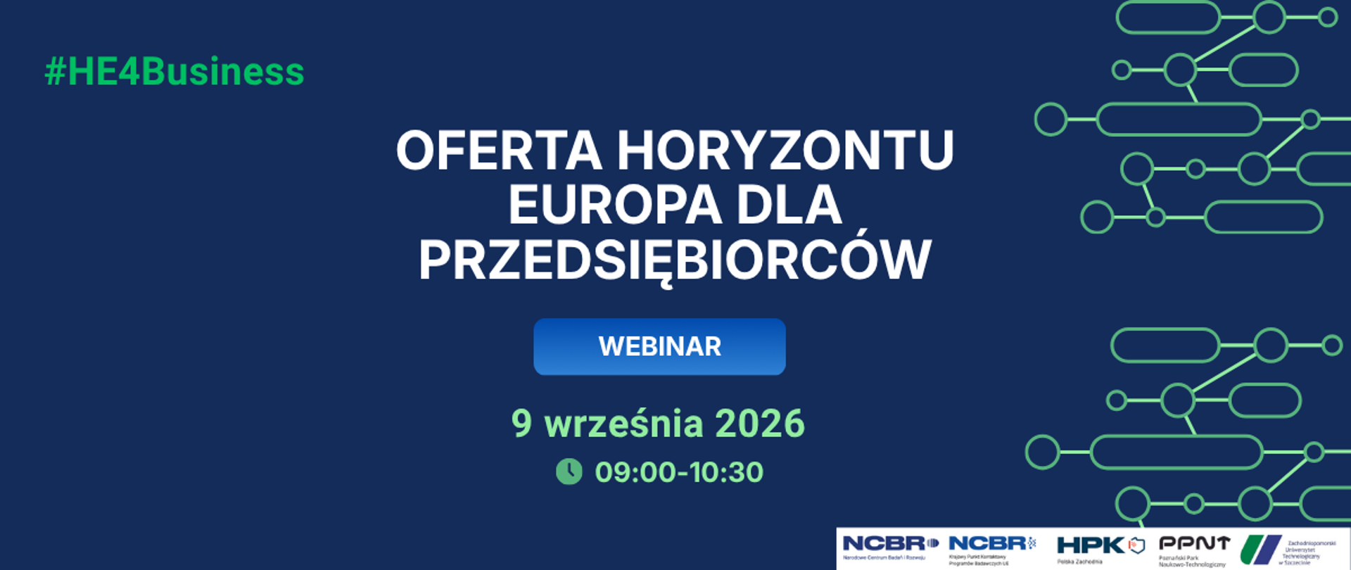 Webinar: Oferta Horyzontu Europa dla przedsiębiorców