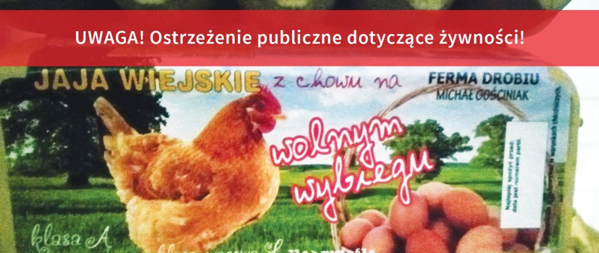 Wykrycie pałeczek Salmonella Enteritidis w próbkach środowiskowych fermy drobiu i związane z tym wycofanie jaj 