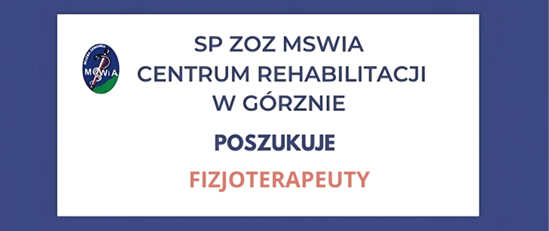 Oferta pracy dla fizjoterapeuty