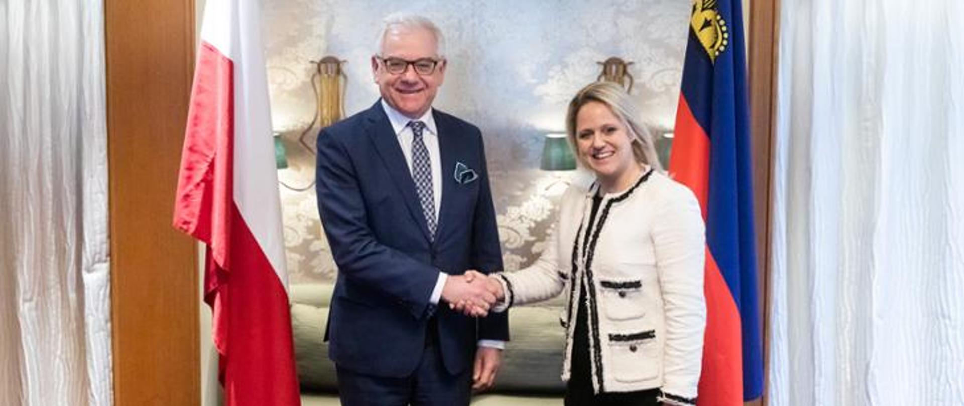 Minister Jacek Czaputowicz w Księstwie Liechtensteinu