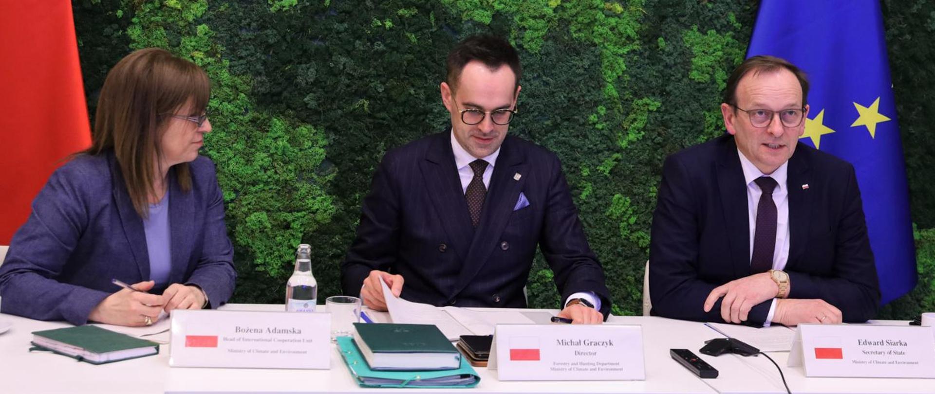 Deputy Minister Edward Siarka at the meeting with the Deputy Minister of Entrepreneurship and Innovation of the Kingdom of Sweden