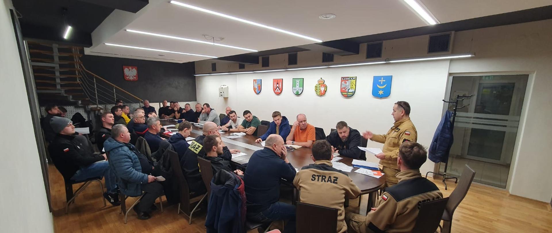 Narada operacyjna z jednostkami OSP