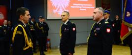 Uroczysta zmiana na stanowisku małopolskiego komendanta wojewódzkiego PSP