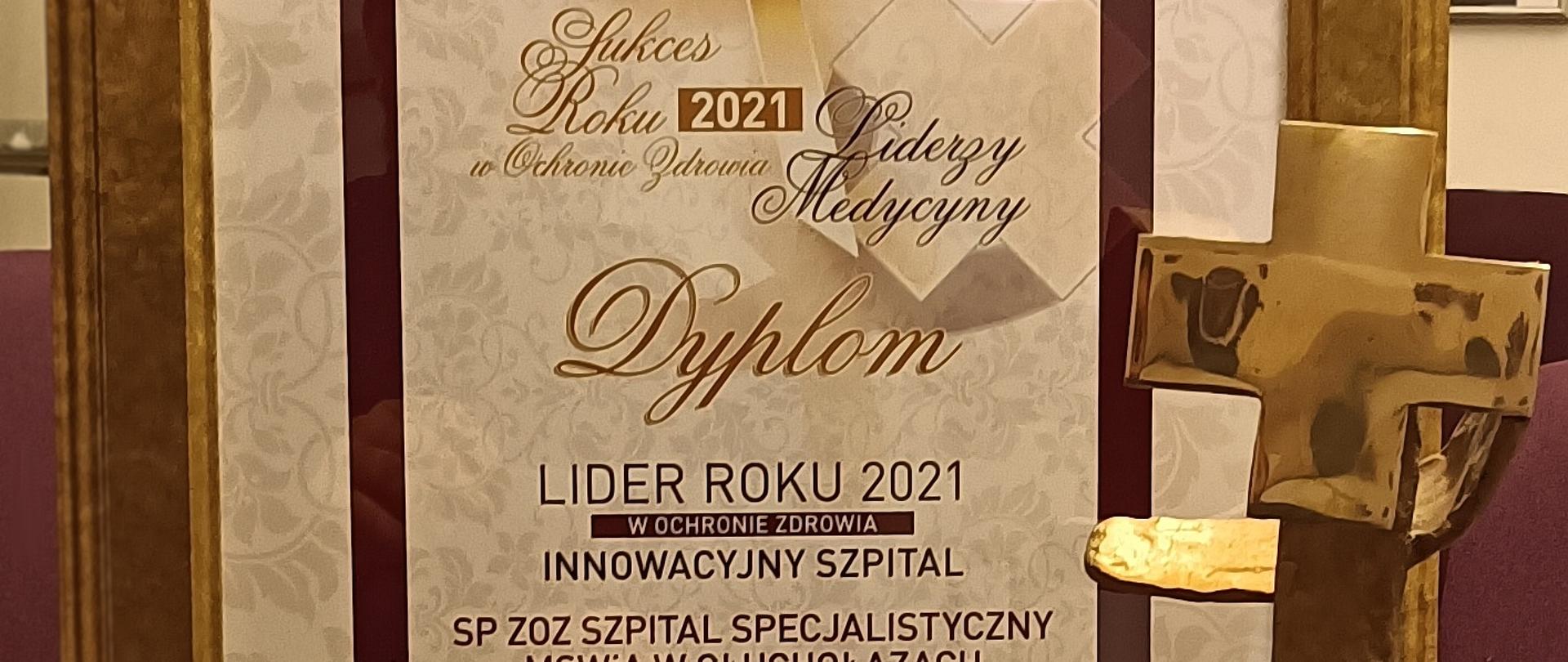 Dyplom Lidera Roku 2021