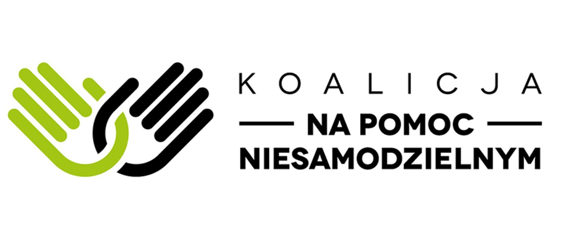 Grafika zawiera logo Koalicji Na pomoc niesamodzielnym