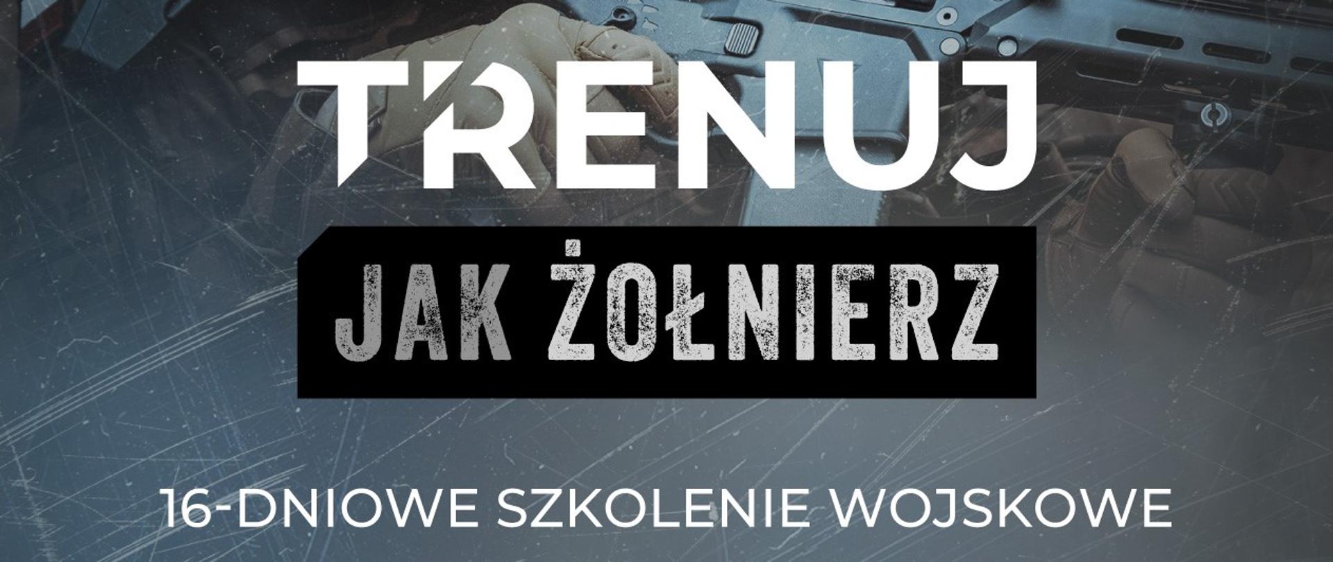 Plakat - Trenuj jak żołnierz